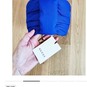 Gucci Royal Blue Fabric Accessory